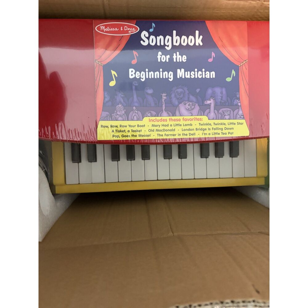 Melissa & Doug Learn-to-Play Piano with 25 Keys and Color-Coded Songbook Toy P